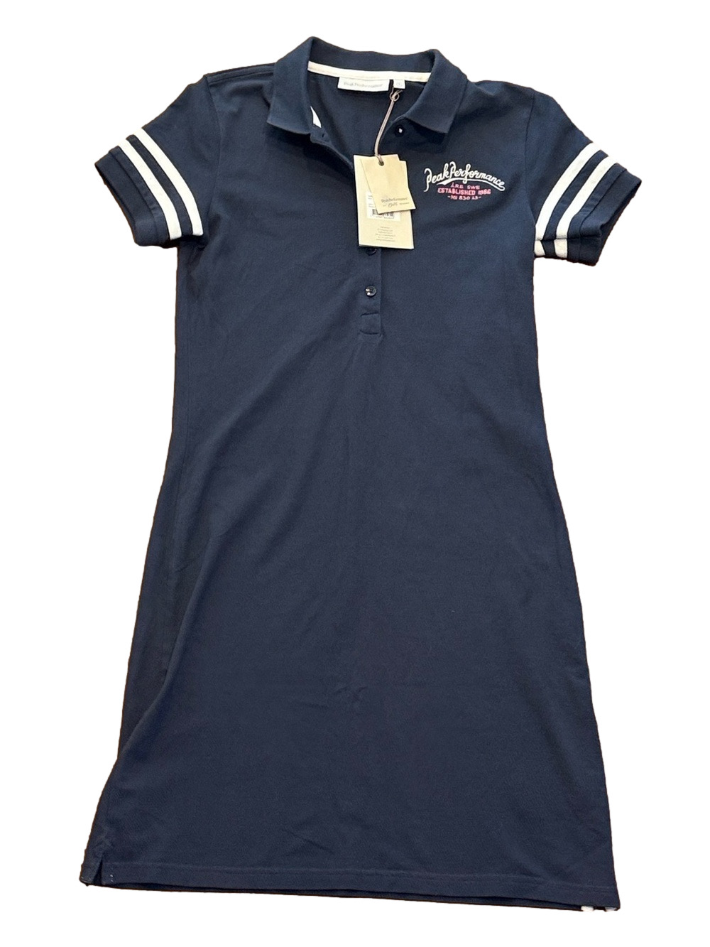 PEAK PERFORMANCE Navy Blue Polo Style Tennis / Golf Dress | Size Small